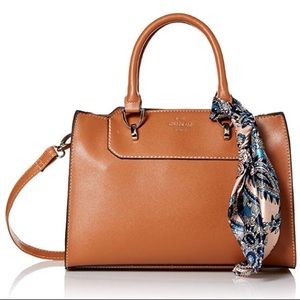 London Fog Belmont Satchel with Scarf